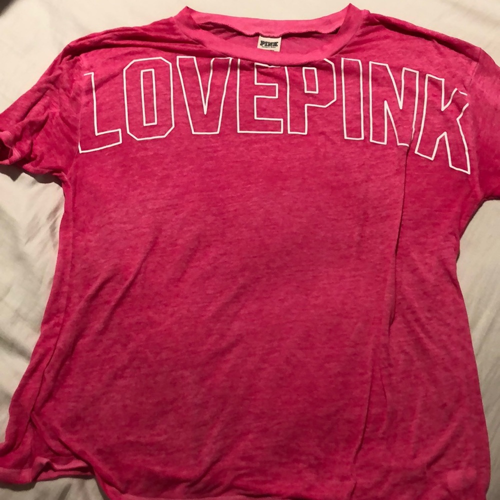 pink big tee